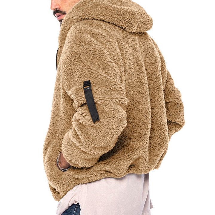 TEDDY- Double-Sided Fleece Hooded Jacket