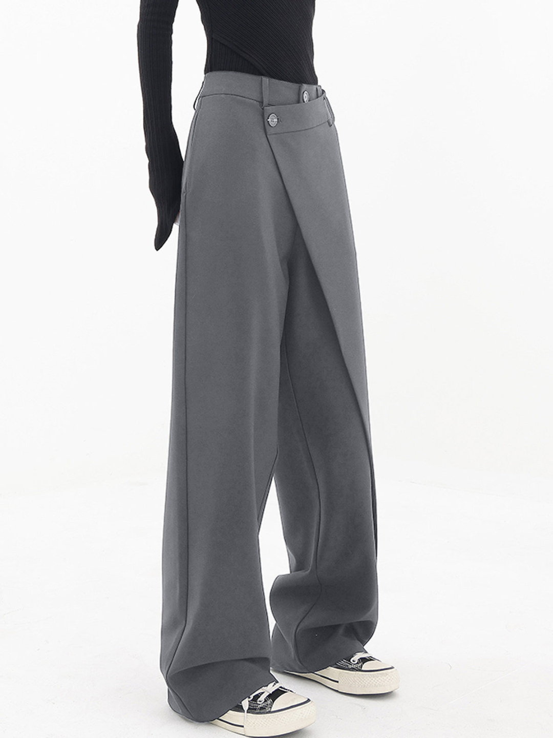 ANNA - Asymmetrical Baggy Pants